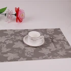 Plastic Mats Table Decoration placemat pvc vinyl woven place coasters
