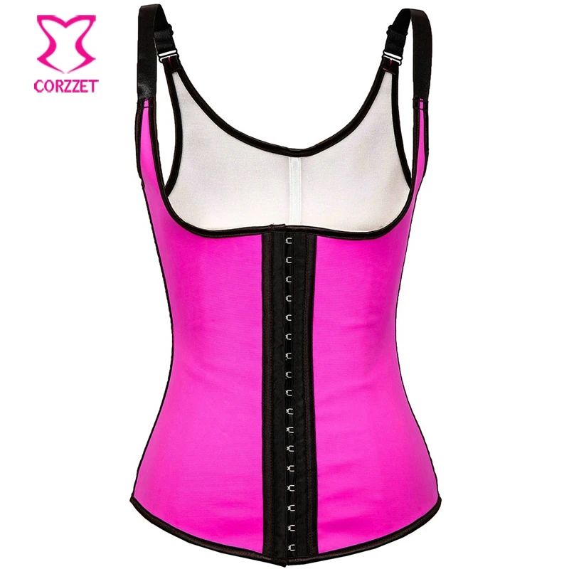 Ann Chery Rubber Latex Waist Training Corsets Vest Women Deportiva Sport Steel Boned Underbust Waist Cincher Corset Body Shaper