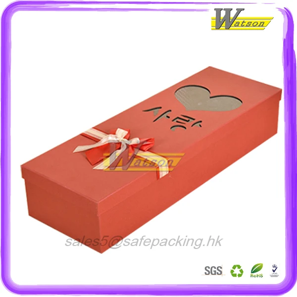custom handmade cardboard flower gift box for valentine