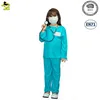 A Kids carnival fantasy party doctor career uniform costume for girls