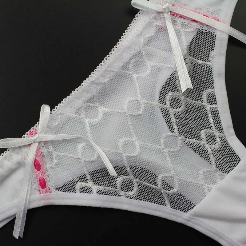 Stock Newest Lace Women's Sey Panties Briefs Bikini Knickers Lingerie Underwear Thongs G-string see through briefs women c strin