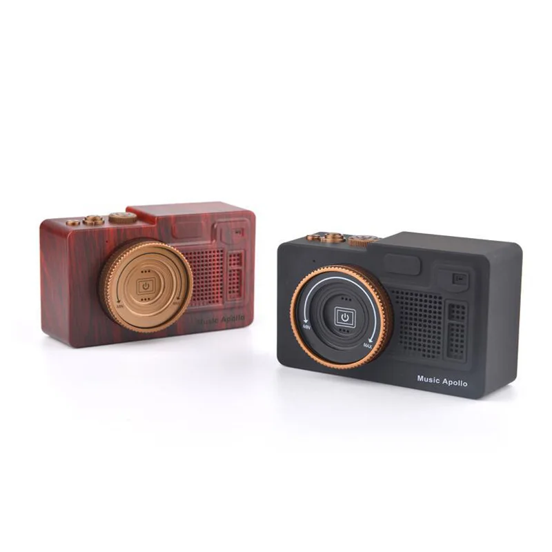 Music Apollo B9 Portable Mini Speaker Indoor Wireless Speaker Customized Support FM/TF Card/AUX/USB - ANKUX.COM