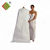 Custom cloth non-woven bridal packaging wedding dress cotton suit cover/garment bag dress cover