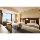 Foshan Factory Hotel Bed Room Furniture Bedroom Set Solid Wood
