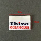white clothing tags labels,custom design brand name size fold woven labels in hats and neck for clothing garment