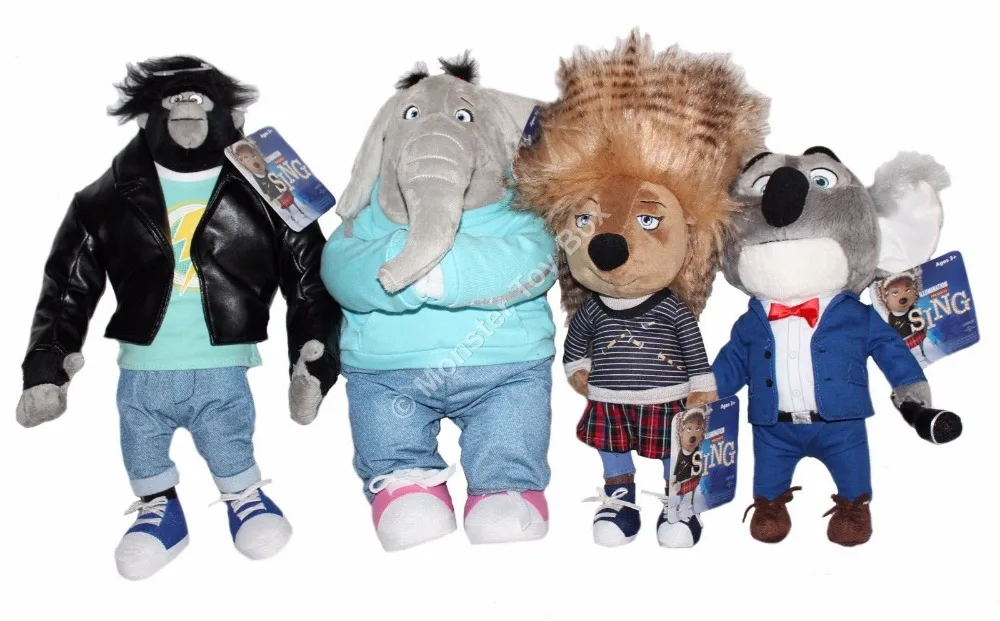New Deluxe Sing Plush Johnny Meena Ash Buster Large Plush from 