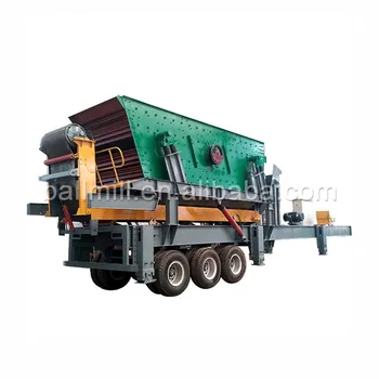 High efficient mining stone mobile crusher plant for sale