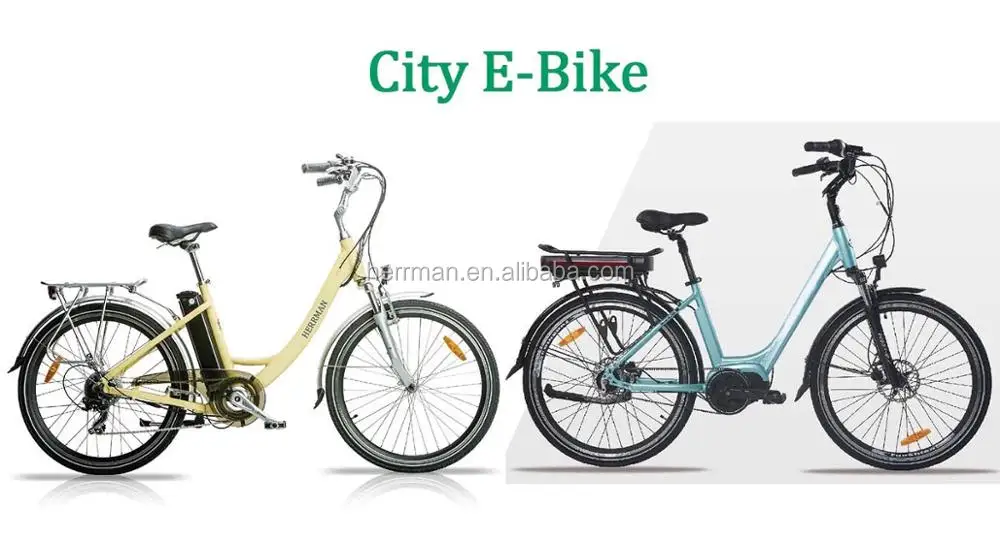 herrman 26 inch green mtb electric bike/ e-bike