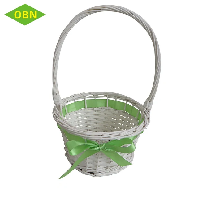 wicker woven easter gift baskets