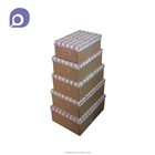 Multifunctional handmade cardboard storage paper gift box set
