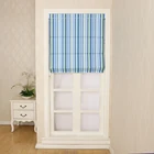New design printed plain customized motorised roman blind for meeting room