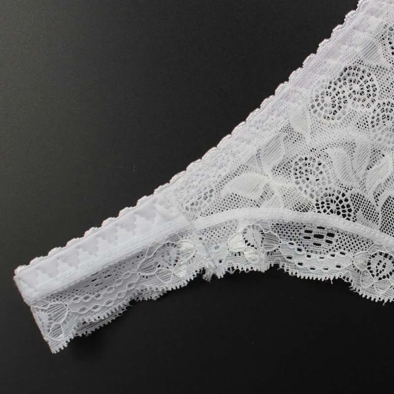 Stock Hot Selling Flower Embroidered Patterned Cute Women Sey Lace Briefs seamless Panties Thongs G-string Lingerie Underwear br
