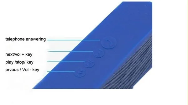 battery removable portable handsfree cube bluetooth speaker J10 - ANKUX.COM