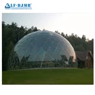 Steel Space Frame Structure Glass Construction Prefabricated Wedding Halls Dome Roof