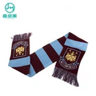 Manufacture wholesale mini fans football knitted scarf ,mens knit scarf