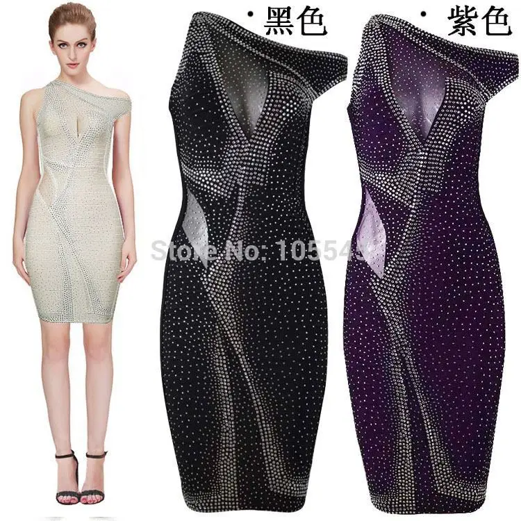 Summer dress wholesale luury 2016 new fashion black high neck sey women evening party bandage Dress Bandage Bodycon Women Wearin
