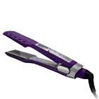 Wide plate touch screen tourmaline ceramic hair straightener flat iron with custom logo