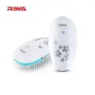 Electric 2XAAA batteries operated Ionic massaging hair brush for personal care