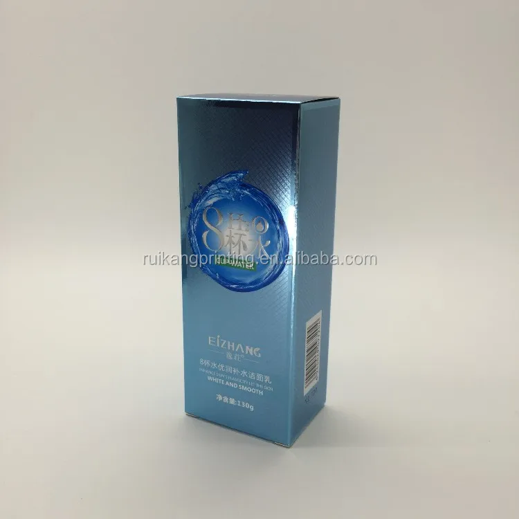 Offset Printing Facial Cleanser Customized Packaging