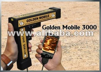 golden mobile watch