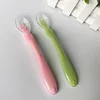 Custom baby silicone finger toothbrush manufacturer OEM Silicone Natural Baby Spoons