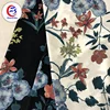 Beautiful custom photo design 100% polyester digital fabric floral printing china for garment