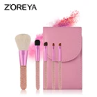 high quality 5 pcs mini Makeup Brush Set with bag beauty tools
