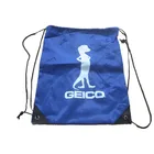 cinch bag heavy duty drawstring backpack blue drawstring bag
