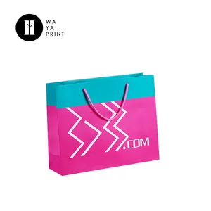 products clothing custom shopping colorful paper bag with handle