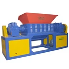 Automatic Heavy Duty Plastic Scrap Truck Car Used Tire Twin Shaft Shredder FOR sale