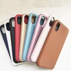 2019 Leather Cellphone Protector Phone Cover Case with Microfiber for iPhone 6 7 8 Plus X XS Max XR