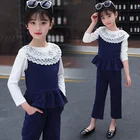 Cotton Children Clothing Clothes Girl 2019 Spring Fall 3pcs Big Children Girls Toys and Kids Clothing Baby Clothes