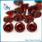 High quality cz stones round shape 6mm 8mm grade AAAAA loose cubic zirconia birthstones