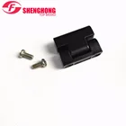 Black powder coated ZDC resistance hinge use on metal cabinet door