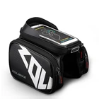 ZL2107 Waterproof Mobile Phone Bag PVC Mountain Bicycle frameTravel Bag