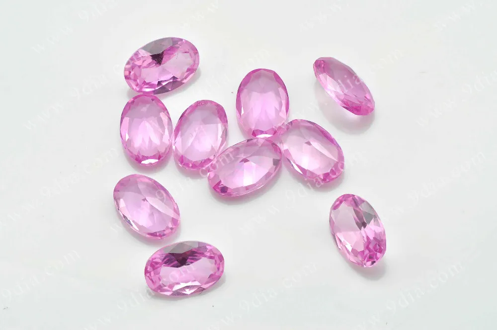 Wholesale Factory Price Oval 6*4mm Synthetic Ruby Stone Prices