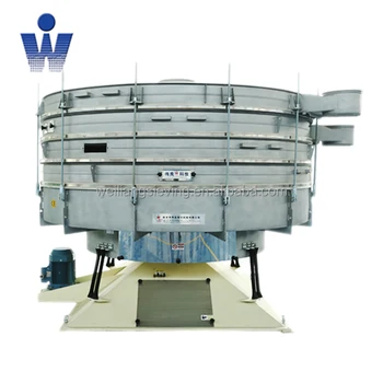 4 layers salt vibrating sieve rotary screen for grading salt