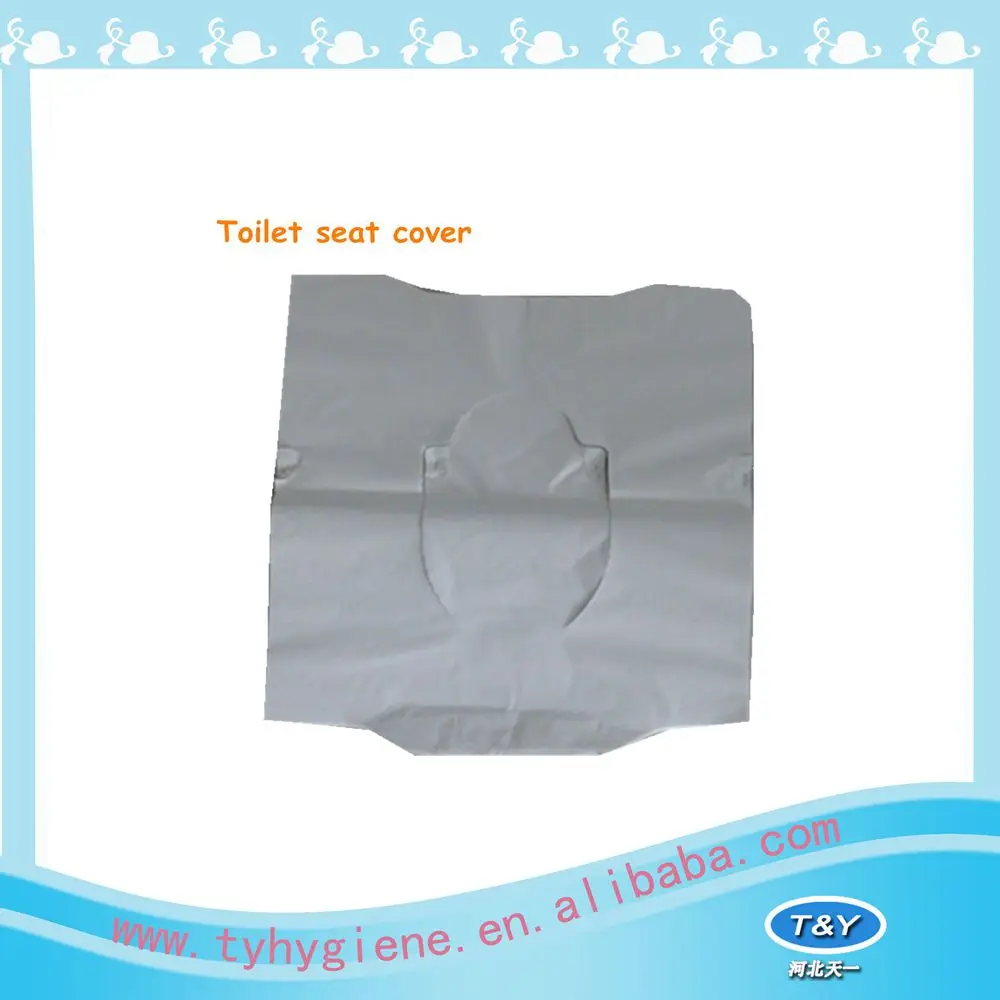 Flushable self-dissoving toilet seat from tissue paper