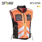 2017 Fashion wholesale Class 2 High visibility clothing bike or motorcycle safety vest with pockets