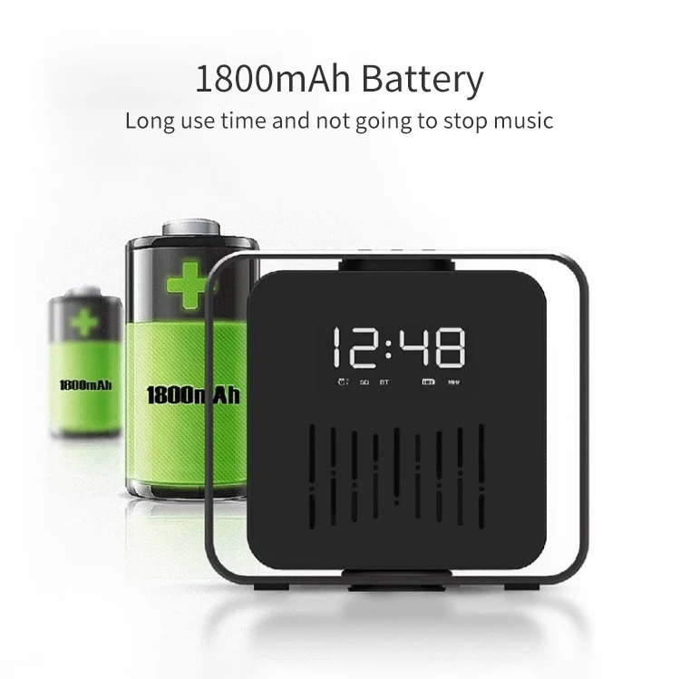 Portable Mini Bluetooth Speaker With Alarm Clock Small Speaker - ANKUX.COM