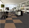 Polypropylene Bitumen 50x50 Commercial Office Carpet Tiles