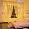 China Sample order Bedroom Holiday Decor 300LEDs Window Curtain Light Set 8 Modes String Fairy Light for Christmas