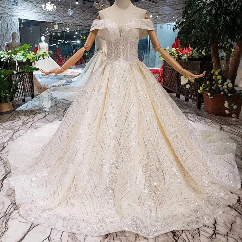 Htl145 Real Elegant Off Shoulder Lace Beach Wedding Dresses Sexy