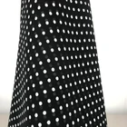 75dx75d 100% polyester chiffon fabric printed crepe fabric dot print dress