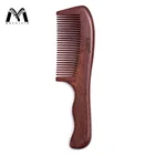 Mr. Mountain Private Label Eco-Friendly Rectangle Detangling Amoora Wooden Straightener custom Hair comb