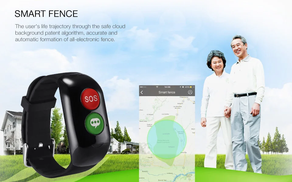 sos panic button gps tracker