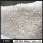 Wholesale animal fur dyed color long curly hair mongolian lamb fur plate