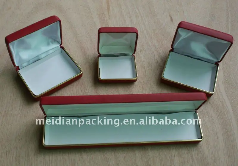 meidian whole set leather jewellery packing box for presentation