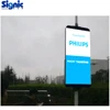 light box outdoor advertising 3G control P5mm street pole led panel screen