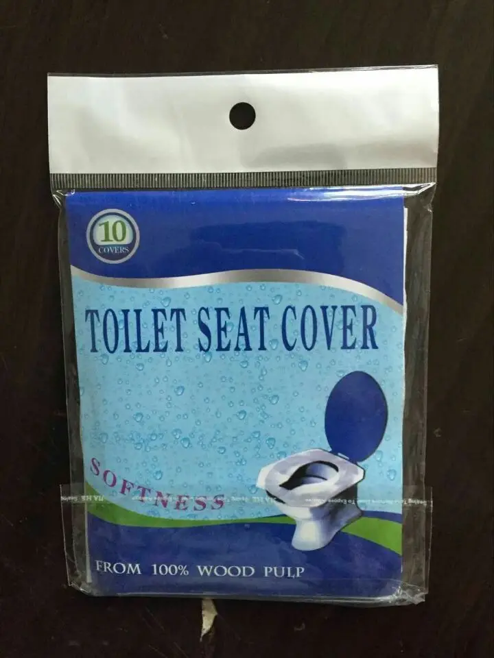 Flushable self-dissoving toilet seat from tissue paper